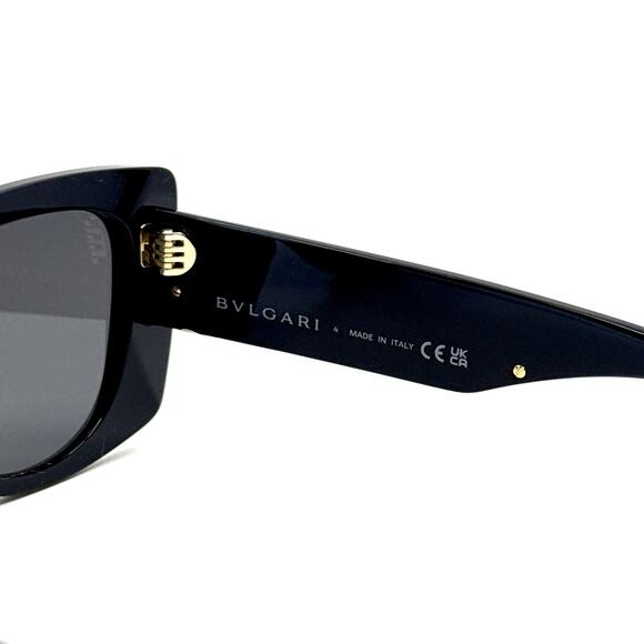 New, BVLGARI Sunglasses Roma BV40038I 01A Authentic - Picture 9 of 12